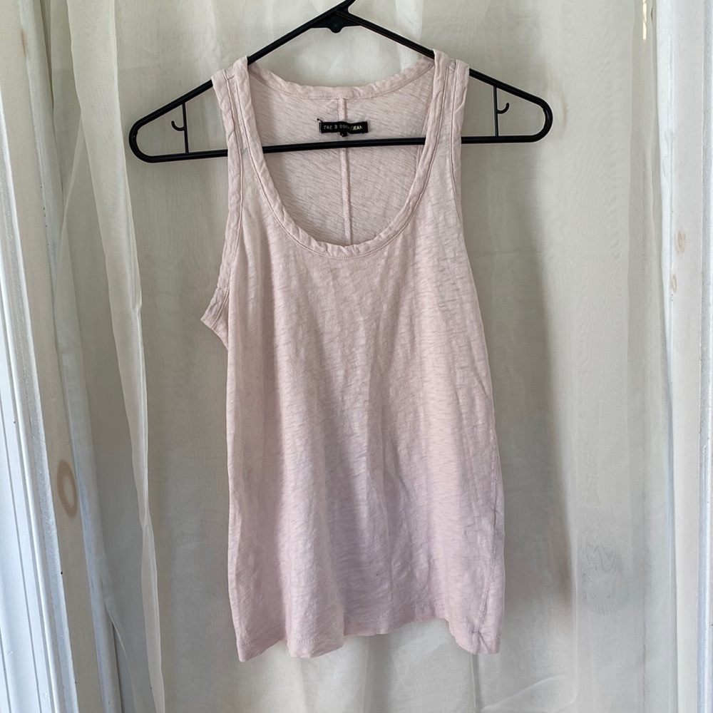 Rag & Bone Racer Bank Tank Top Small